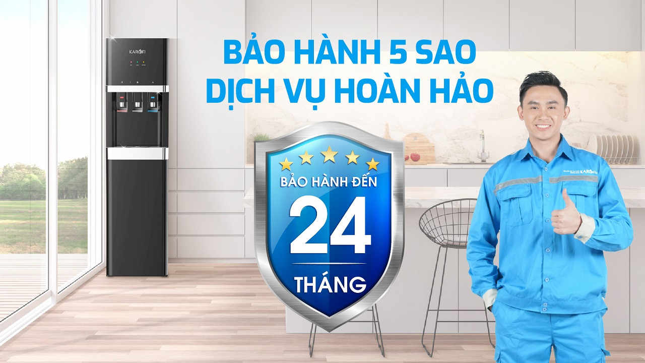 Cây nước nóng lạnh Karofi HCV208B